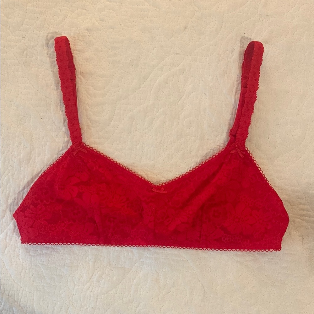 Vs lace bralette